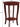 Convenience Concepts American Heritage Round End Table with Shelf, Mahogany