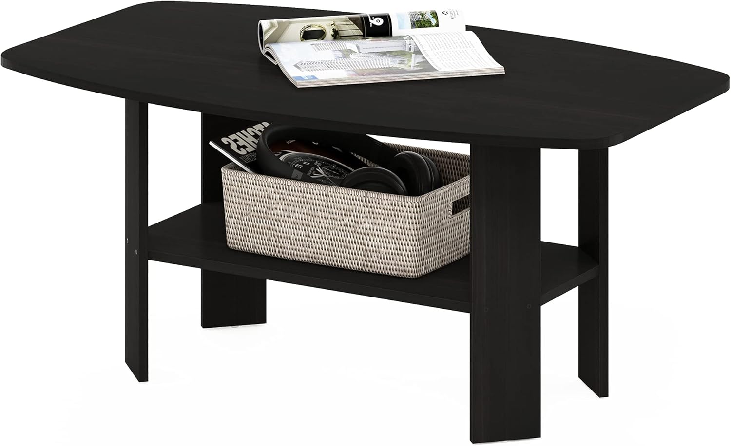 Furinno Simple Design Coffee Table, Espresso