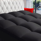 COONP Queen Mattress Topper, Extra Thick Pillowtop, Cooling and Plush Mattress Pad Cover Cotton Top Bed Topper Protector with 8-21 Inch Deep Pocket