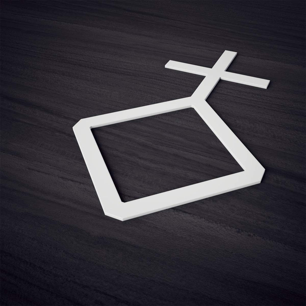 Ekena Millwork 39 "W x 23 3/8"H x 3/8"T Large Cameron Decorative Fretwork Wall Panels in Architectural Grade PVC