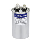 45/5 uF 45+5 MFD 370V or 440V Dual Run Start Round A/C Capacitor 45 5 uF 370 440 Volt VAC CBB65B Air Conditioner Capacitors for AC Unit Fan Motor Start or Heat Pump or Condenser Straight Cool