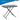 Iceberg Small Camping Personal Folding Table, Heavy Duty Utility Table, Adjustable Height, Charcoal, 19.5” L x 30” W x 28" H