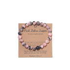 Pingyongchang Stress Relief Anxiety Yoga Bracelet,Mantra Bracelets for Women Natural Crystal Stone Healing Gifts Birthday Gifts for Jade Bracelet for Men