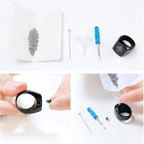 Tree of Life Cremation Urn Men Rings,Hold Loved Ones Ashes for Funeral Keepsake,Memorial Jewelry,with Tool (7)