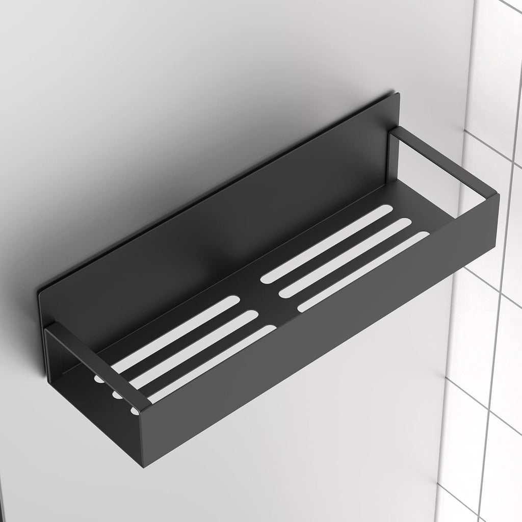 6 Pack Magnetic Spice Storage Rack Organizer for Refrigerator and Oven, Black Fridge Organizers and Storage