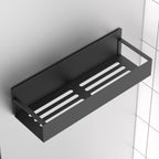 6 Pack Magnetic Spice Storage Rack Organizer for Refrigerator and Oven, Black Fridge Organizers and Storage