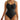 SHAPERX Women's Shapewear Bodysuit Tummy Control Body Shaper Seamless Sculpting Snatched Waist Body Suit,SZ5215-Black-S/M