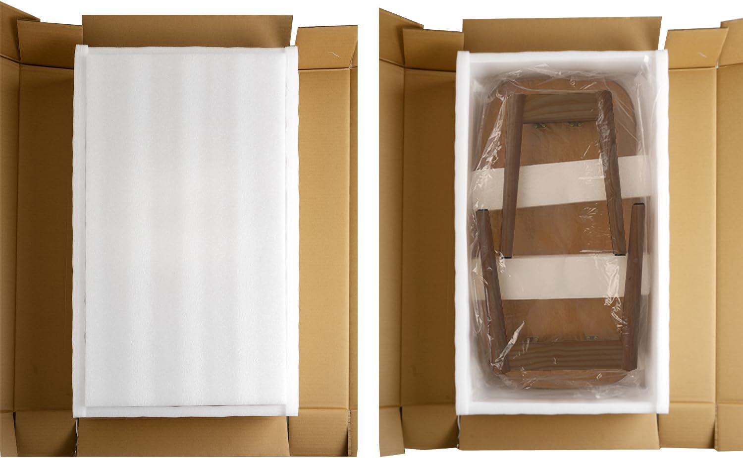 Wood Folding Coffee Table Space Saving Side Table (Walnut, 32x16x16)