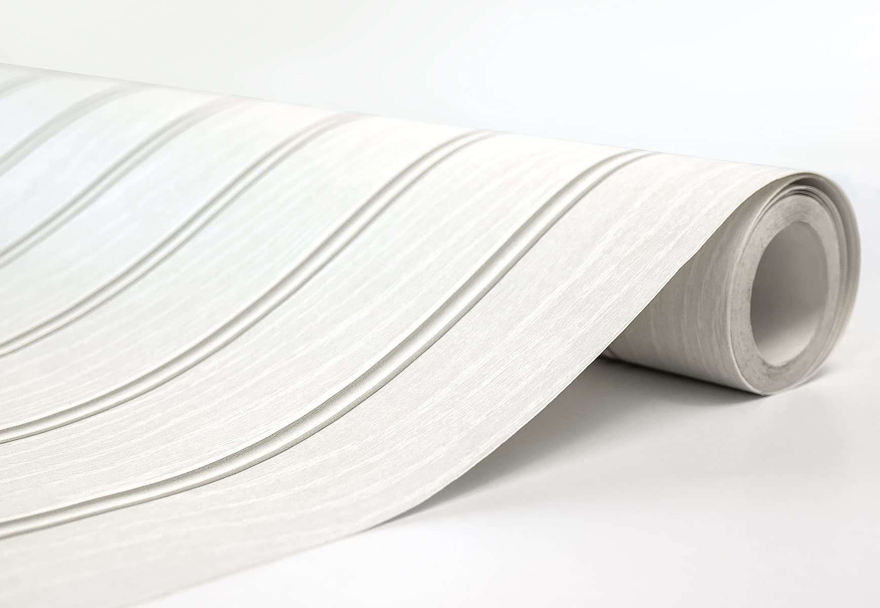 کاغذ دیواری NextWall Pearl Gray Faux Beadboard قابل چسباندن و جدا شدن