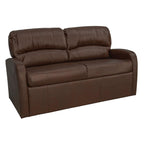 RecPro Charles Collection | 70" RV Jack Knife Sofa w/Arms | RV Sleeper Sofa | RV Couch | RV Living Room (Slideout) Furniture | RV Furniture | Camper Furniture | Chestnut