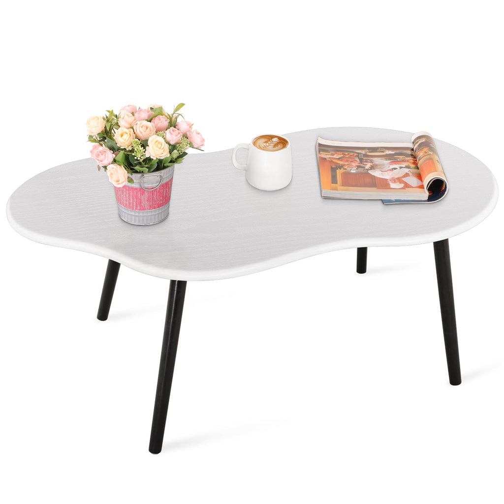 Small Coffee Table Cloud Coffee Table Modern Center Table Floor Table Walnut Irregular Coffee Tables Suitable for Living Room Small Spaces