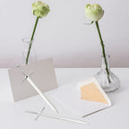 کاتر نامه فلزی نقره‌ای، کاتر نامه اداری، چاقوی بازکن پاکت فلزی آبکاری شده، دسته ارگونومیک، ابزار عملی و تزئینی باز کردن نامه (بسته 1 عددی)