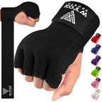WYOX Gel Boxing Hand Wraps Inner Gloves for Men & Women – 80cm Quick Wrist Strap, Padded Knuckle Support, Fingerless MMA Muay Thai Kickboxing Wraps for Training, Punching & Martial Arts