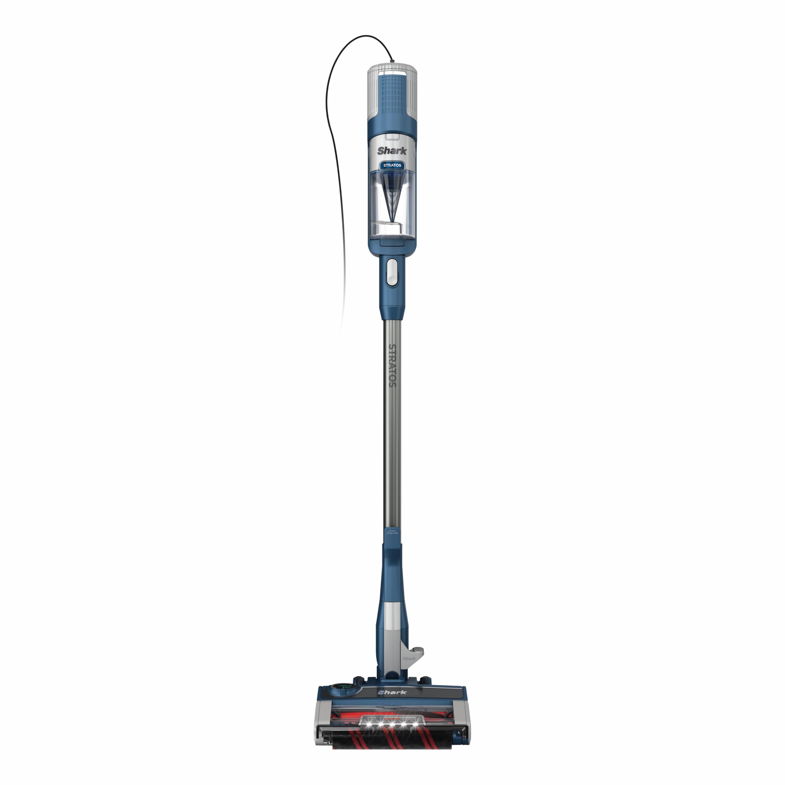 Shark HV322 Rocket Deluxe Pro Corded Stick Vacuum with LED Headlights, XL Dust Cup, Lightweight, Perfect for Pet Hair Pickup, Converts to a Hand Vacuum, with Pet Attachments, Bordeaux/Silver