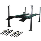 APlusLift HW-8SXLT 8000LB Extra Tall Extra Long Extra Wide 4-Post Portable Storage Service Car Lift / 36 Months Part Replacement