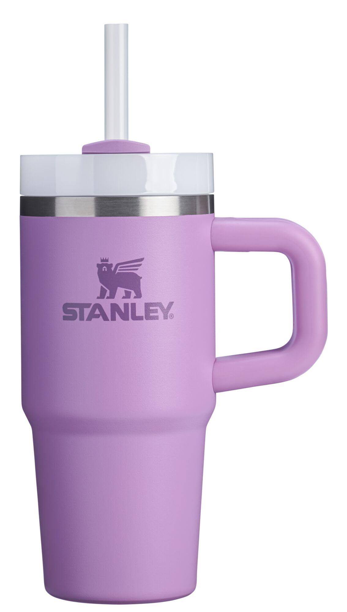 STANLEY Quencher H2.0 Tumbler with Handle and Straw 14 oz | Flowstate 3-Position Lid | Cup Holder Compatible for Travel | Insulated Stainless Steel Cup | BPA-Free | Azure