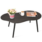 Small Coffee Table Cloud Coffee Table Modern Center Table Floor Table Walnut Irregular Coffee Tables Suitable for Living Room Small Spaces