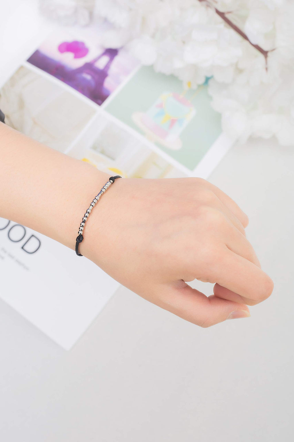 morniface Morse Code Bracelets for Women, Message Friendship Gifts Friendship Bracelets Gifts for Friends Gifts for Her (Bad ass)