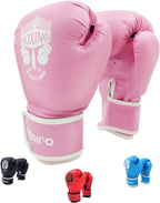Kids Boxing Gloves, Sponge Foam Training Sparring Gloves Thai Kick Boxing for Kid and Youth, Suitable for Boys and Girls Age 3 to 9 Years