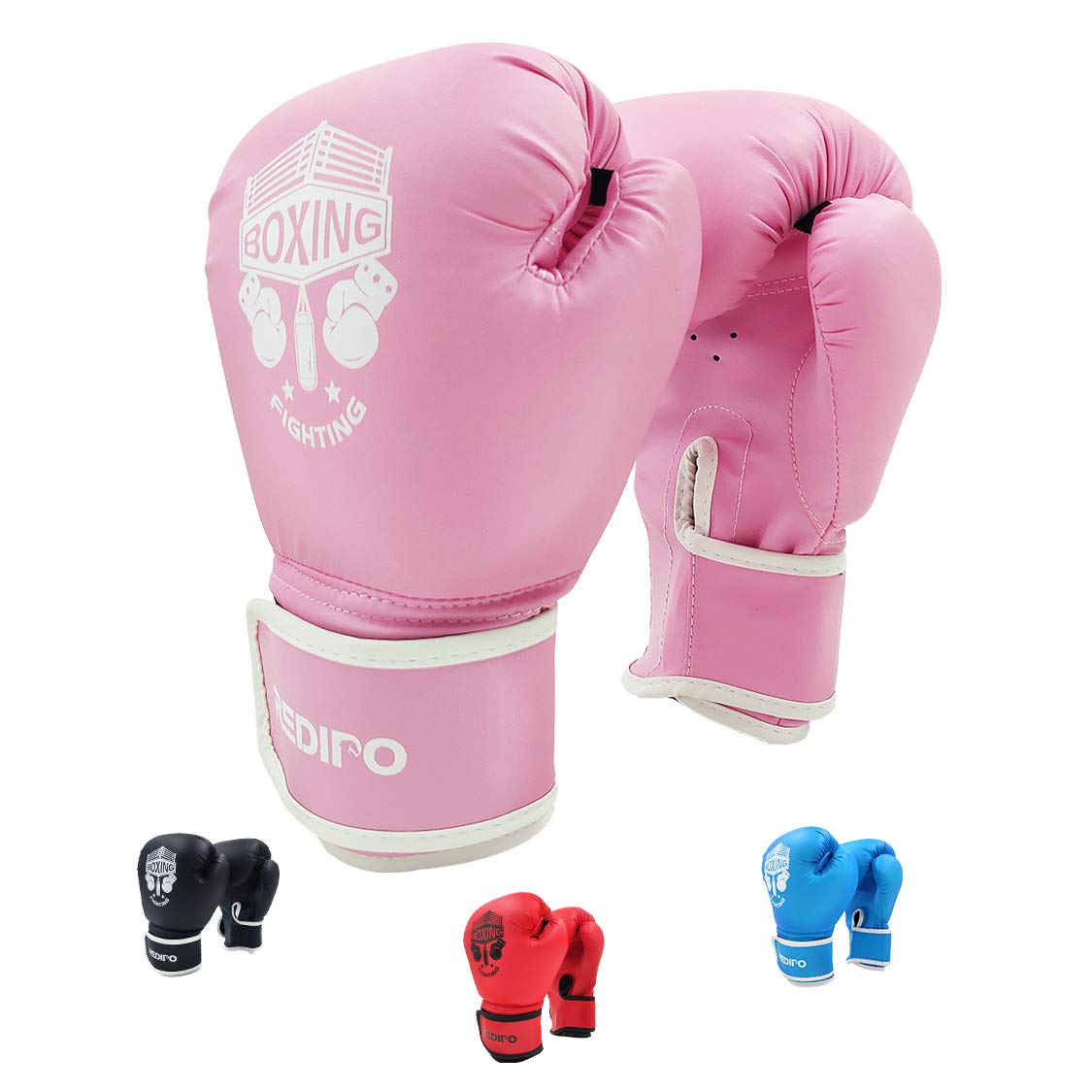 Kids Boxing Gloves, Sponge Foam Training Sparring Gloves Thai Kick Boxing for Kid and Youth, Suitable for Boys and Girls Age 3 to 9 Years