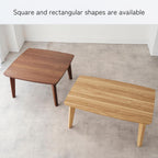 US-KLY Kotatsu Heater Table Low-Lying Dining and Work Desk (Square W29.5 xD29.5 xH15.4 Inchies, Brown)