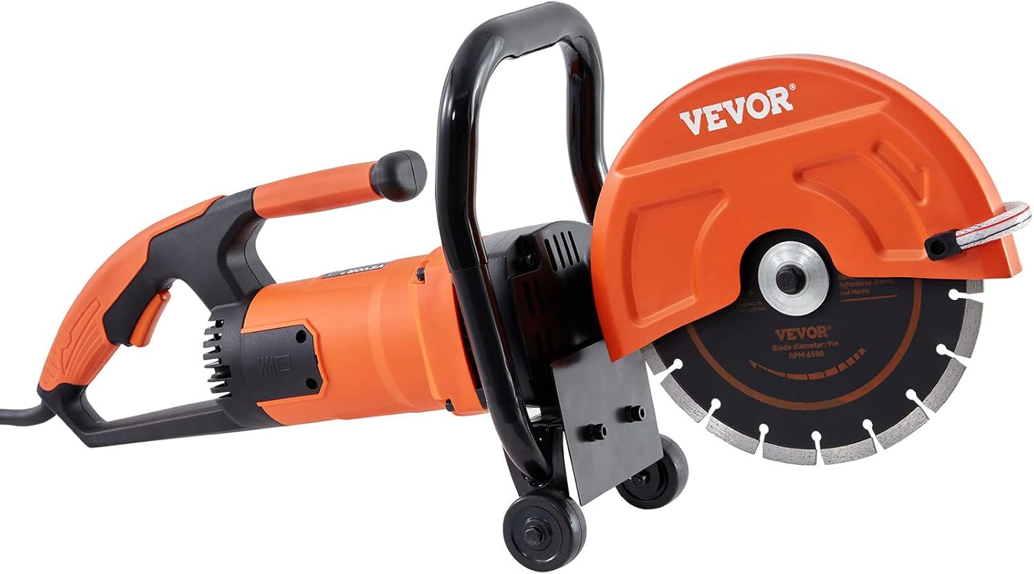 VEVOR Demolition Jack Hammer 2200W, Electric Concrete Saw 1800W 9 in Circular Saw Cutter with Chisels for Concrete Breaking