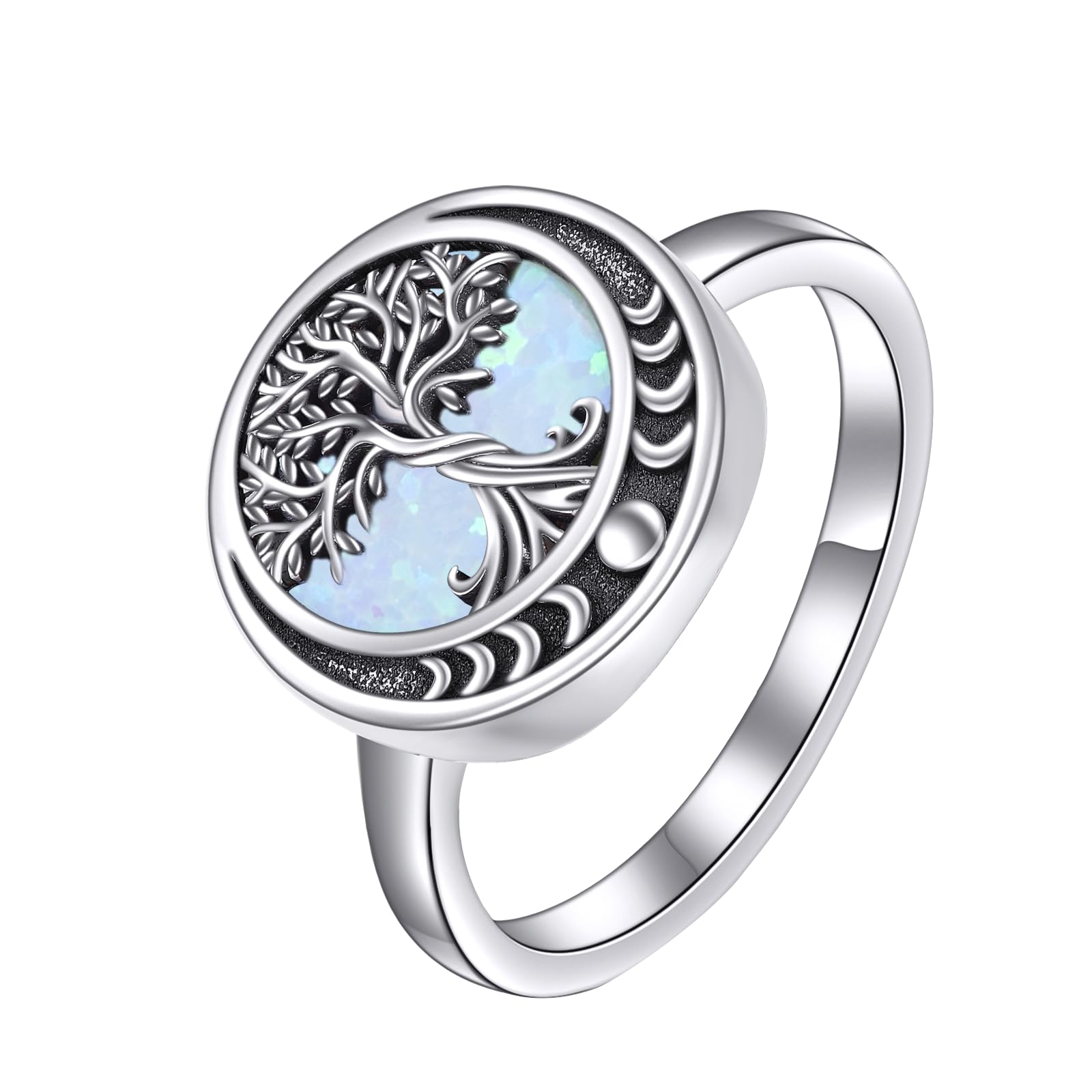 ONEFINITY Tree of Life Rings Sterling Silver Celtic Knot Tree of Life Rings Family Tree Jewelry Gifts for Women