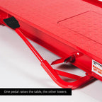 Hydraulic Motorcycle Lift, 1000 LB Capacity Lift Hoist Jack Stand, for Mechanics, Workshops, and Homes