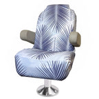 Boat Seat Cover - Microfiber, Quick-Dry, Universal Fit, Stylish Bass Design for Captain's Chairs, Pontoon Towel Seat Covers
