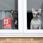 Pet Alert Safety Fire Rescue Sticker - Save Our Pets Emergency Inside Decal - House Home Window Door Sign