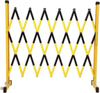 Expandable Security Gate - Mobile Parking Barrier High Driveway Fence | Retractable Traffic Barricade Folding Portable Scissor Gate for Outdoor Road Garage Construction