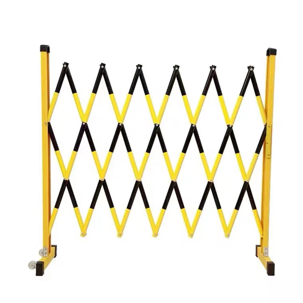 Expandable Security Gate - Mobile Parking Barrier High Driveway Fence | Retractable Traffic Barricade Folding Portable Scissor Gate for Outdoor Road Garage Construction