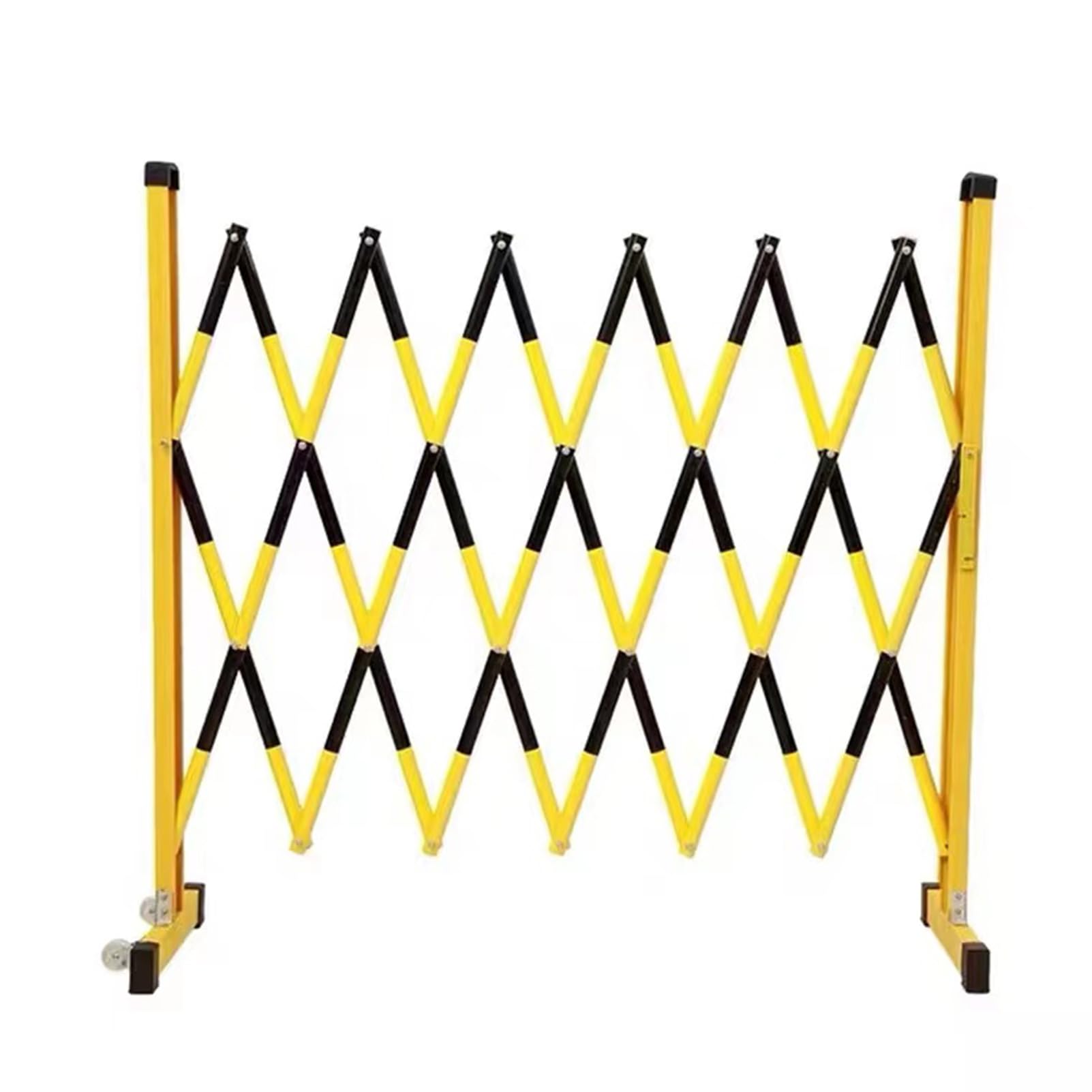 Expandable Security Gate - Mobile Parking Barrier High Driveway Fence | Retractable Traffic Barricade Folding Portable Scissor Gate for Outdoor Road Garage Construction