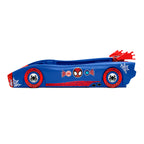 Delta Children Spidey and His Amazing Friends Web Crawler Race Car Twin Bed, Blue/Red