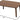 US-KLY Kotatsu Heater Table Low-Lying Dining and Work Desk (Rectangle W35.4 xD23.6 xH15.4 Inchies, Brown)