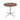 White Dining Table Round Small Office Table Conference Table Coffee Meeting Table w/Stainless Steel X-Shaped Pedestal for Office Boardroom Kitchen Living Room 31.5 inch