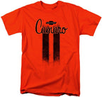 Chevy Camaro Vintage Car Logo GM, T Shirt & Stickers Orange