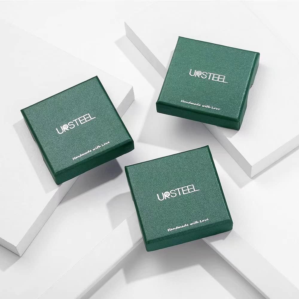 Ursteel Layered Cross Necklace for Men - 18K Gold Silver Black Cross Necklaces Chain for Men, Layered Rope Chain Cross Necklace for Men 16 18 20 22 24 Inch