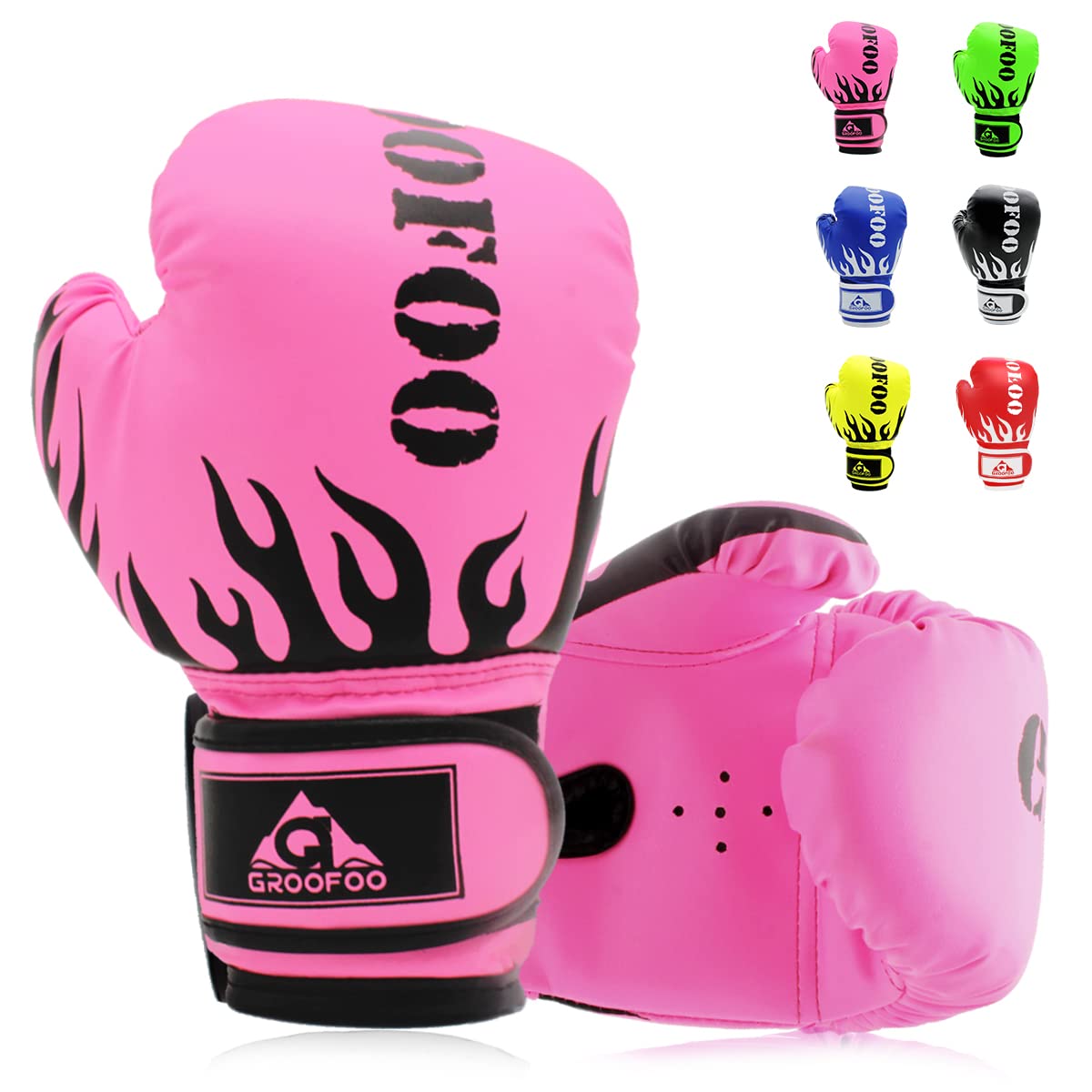 Kids Boxing Gloves 4oz 6oz 8oz Punching Gloves for Kids Youth Traning Gloves for Punching Bag Kickboxing Sparring Muay Thai MMA Fight Gloves