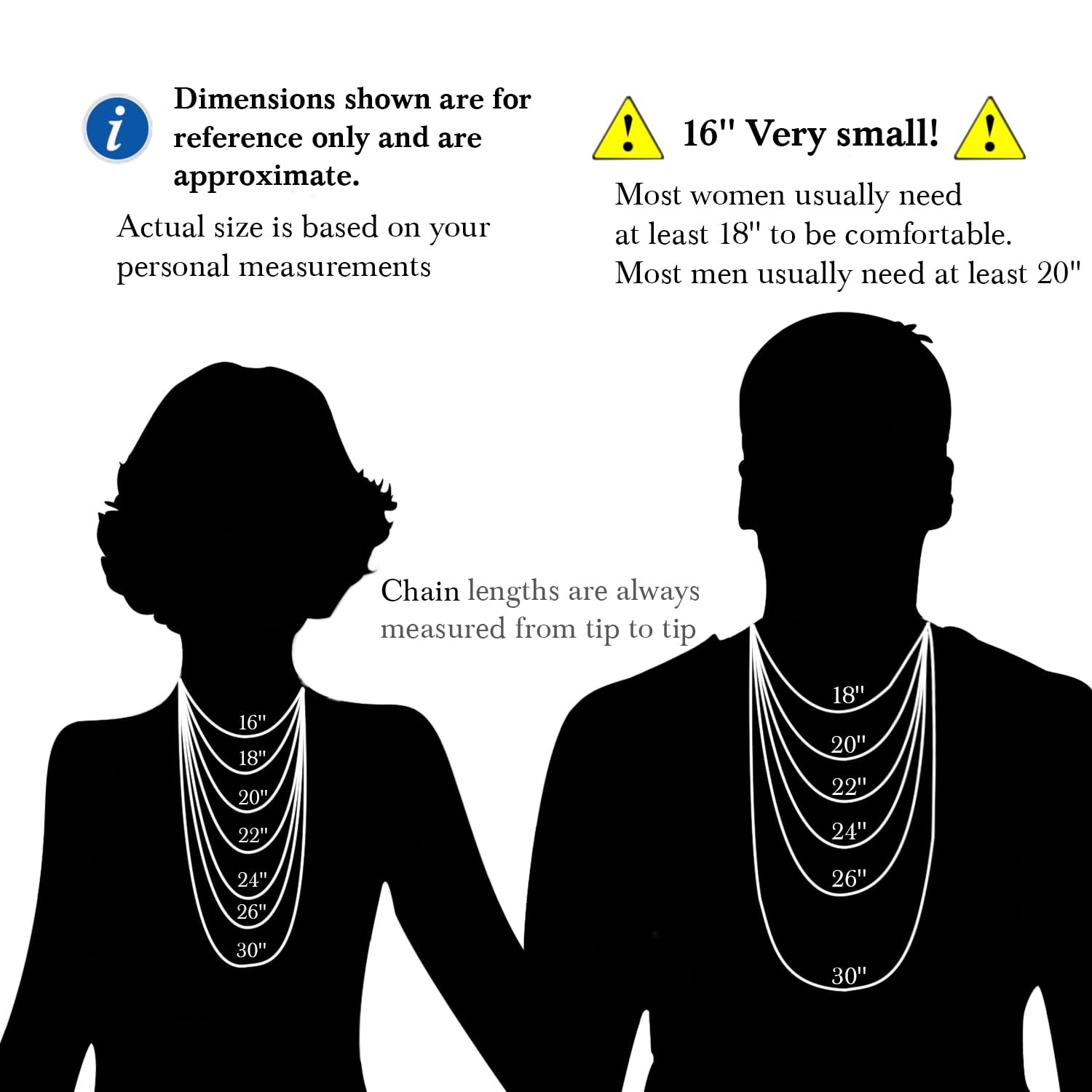 Collana KROMPG Catena in Oro 14k per Donne Catena a Corda Oro 2mm Collana per Donne Uomini Non Sbiadente e Delicate Collane per Donne Uomini Tutte le Lunghezze 16-26 Pollici