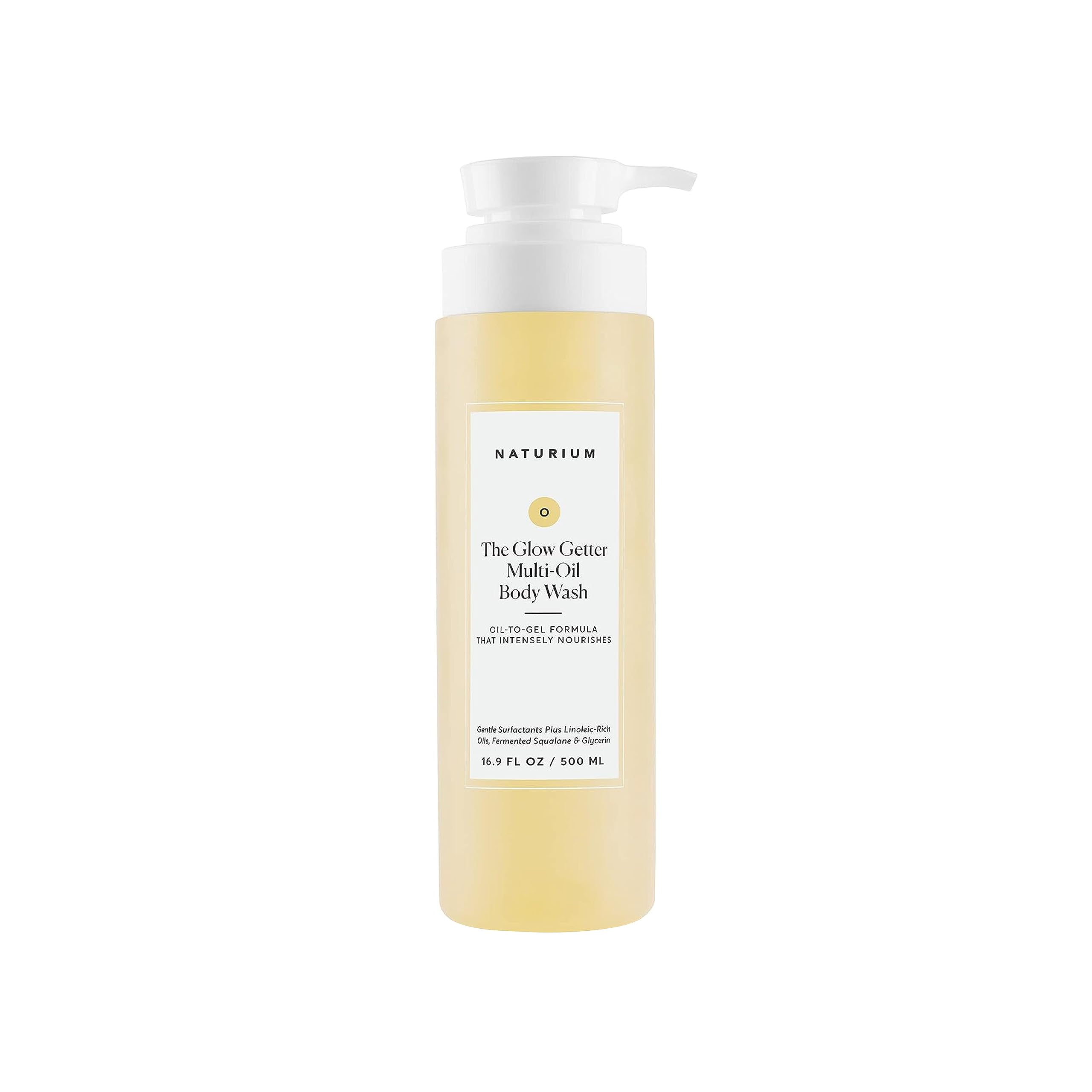 Naturium The Booster Hyaluronic Acid Body Wash, Hydrating & Moisturizing plus Minimizes Dryness, with Glycerin & Vitamin B5, 16.9 oz