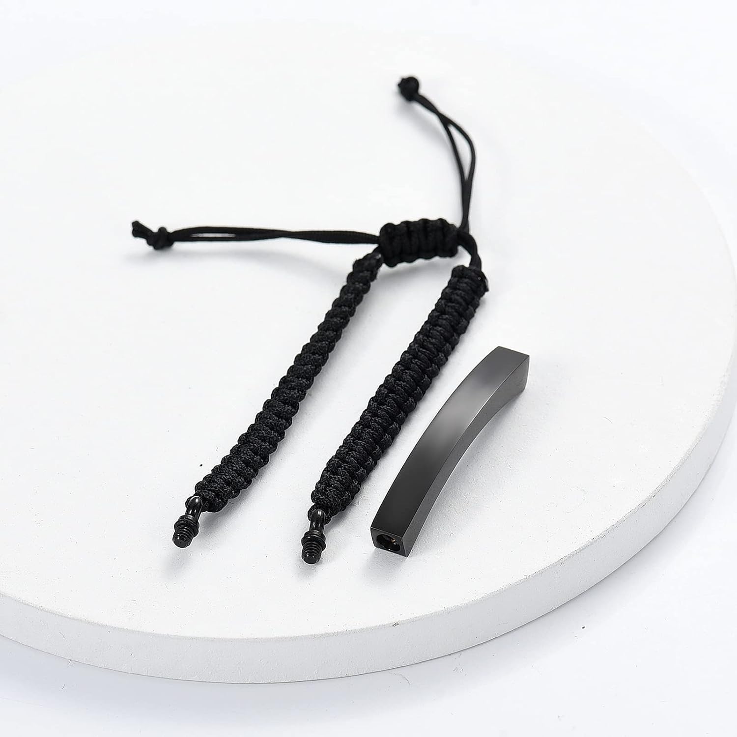 RIPFEVURN 3 Pack Cremation Jewelry Urn Bracelet for Ashes for Women Men Adjustable Memorial Keepsake Bangle Rope Braided Bracelet