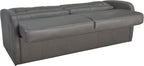 RecPro Charles Collection | 70" RV Jack Knife Sofa w/Arms | RV Sleeper Sofa | RV Couch | RV Living Room (Slideout) Furniture | RV Furniture | Camper Furniture | Chestnut