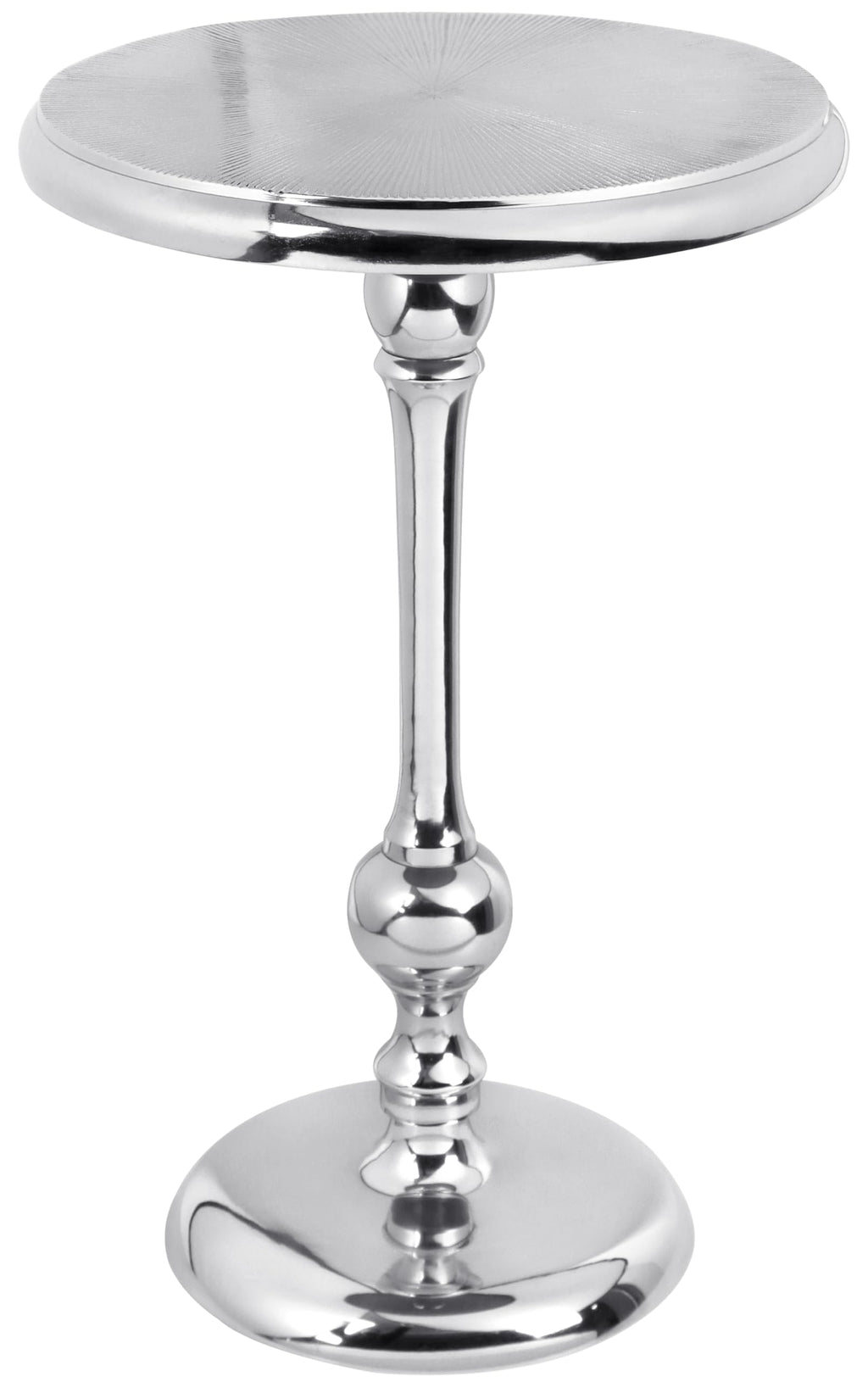 Round Metal Side Table, Coffee End Table for Small Spaces, Lightweight Accent Table for Living Room, Bedroom, Balcony - Easy Assembly,18 Inches (Gold) - APLHA Living Home