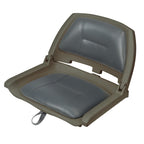 Folding Boat Seat Padded Folding Boat Chair with Backrest Marine BassJon Boat Seat (Grayshell Charcoal)