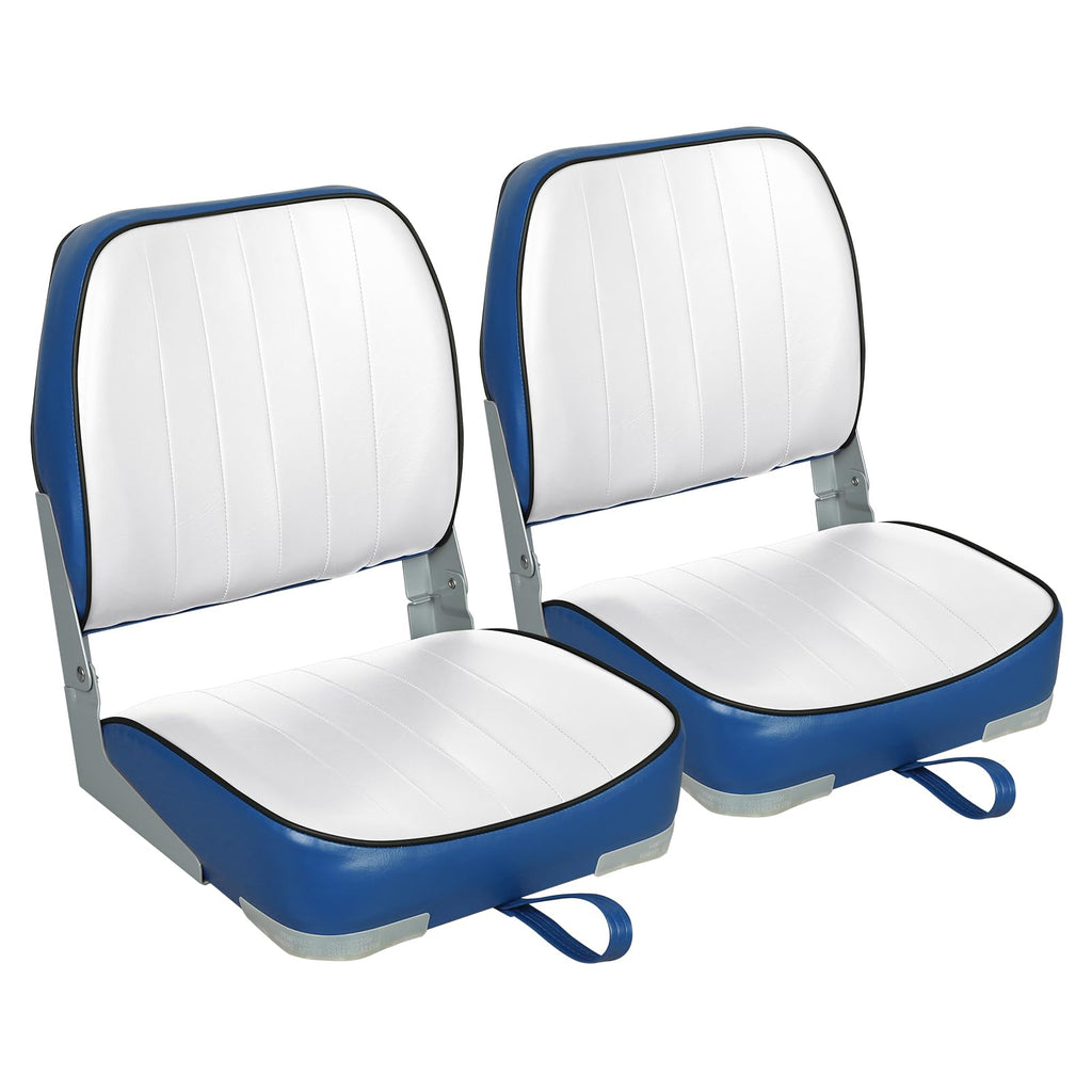Leader Accessories A Pair of New Low Back Folding Boat Seats(2 seats)