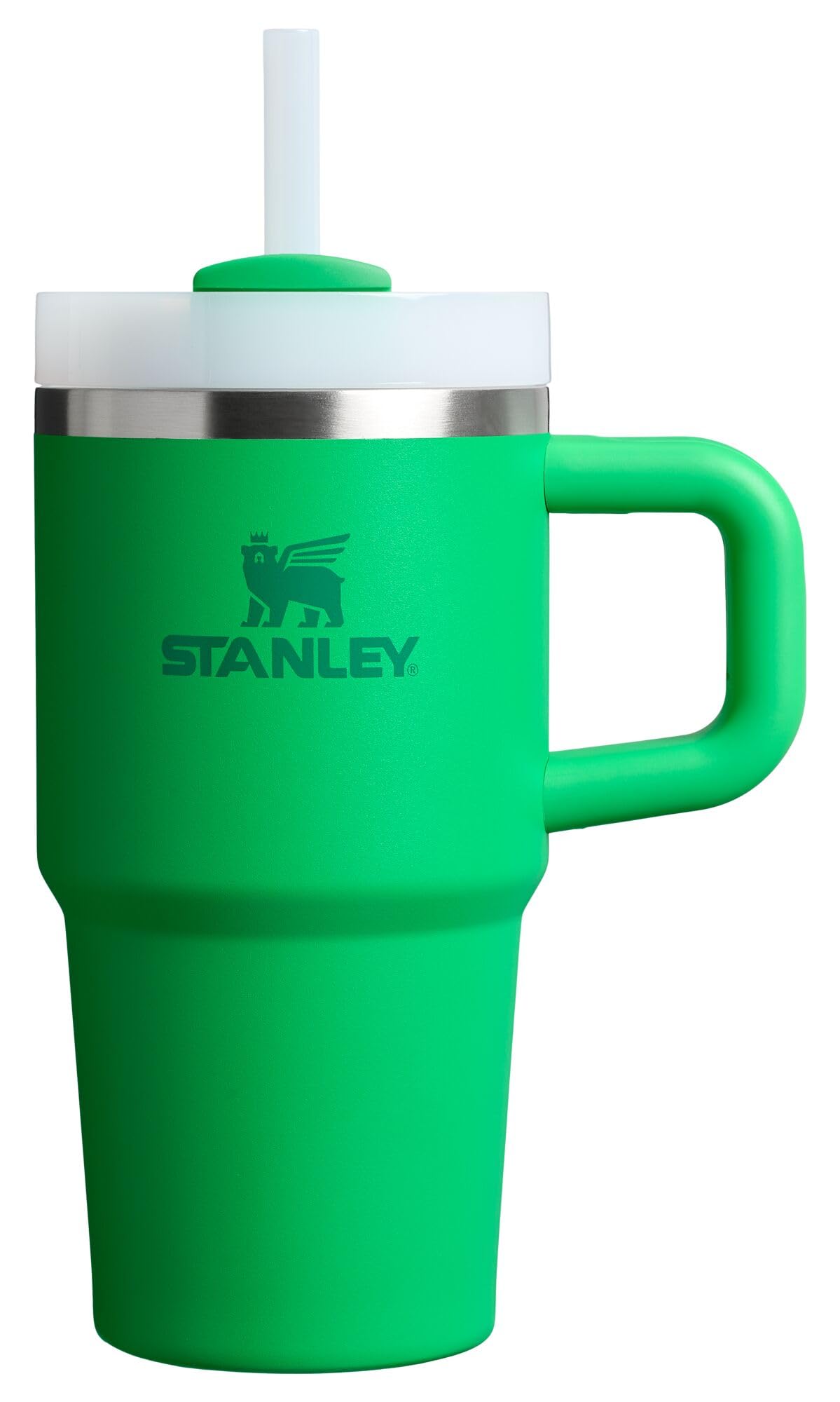 STANLEY Quencher H2.0 Tumbler with Handle and Straw 14 oz | Flowstate 3-Position Lid | Cup Holder Compatible for Travel | Insulated Stainless Steel Cup | BPA-Free | Azure