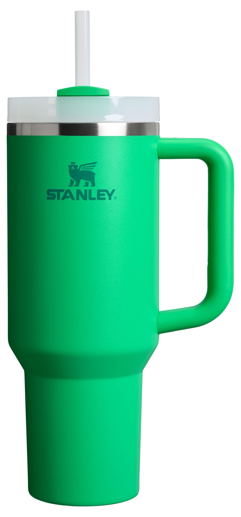 STANLEY Quencher H2.0 Tumbler with Handle and Straw 14 oz | Flowstate 3-Position Lid | Cup Holder Compatible for Travel | Insulated Stainless Steel Cup | BPA-Free | Azure
