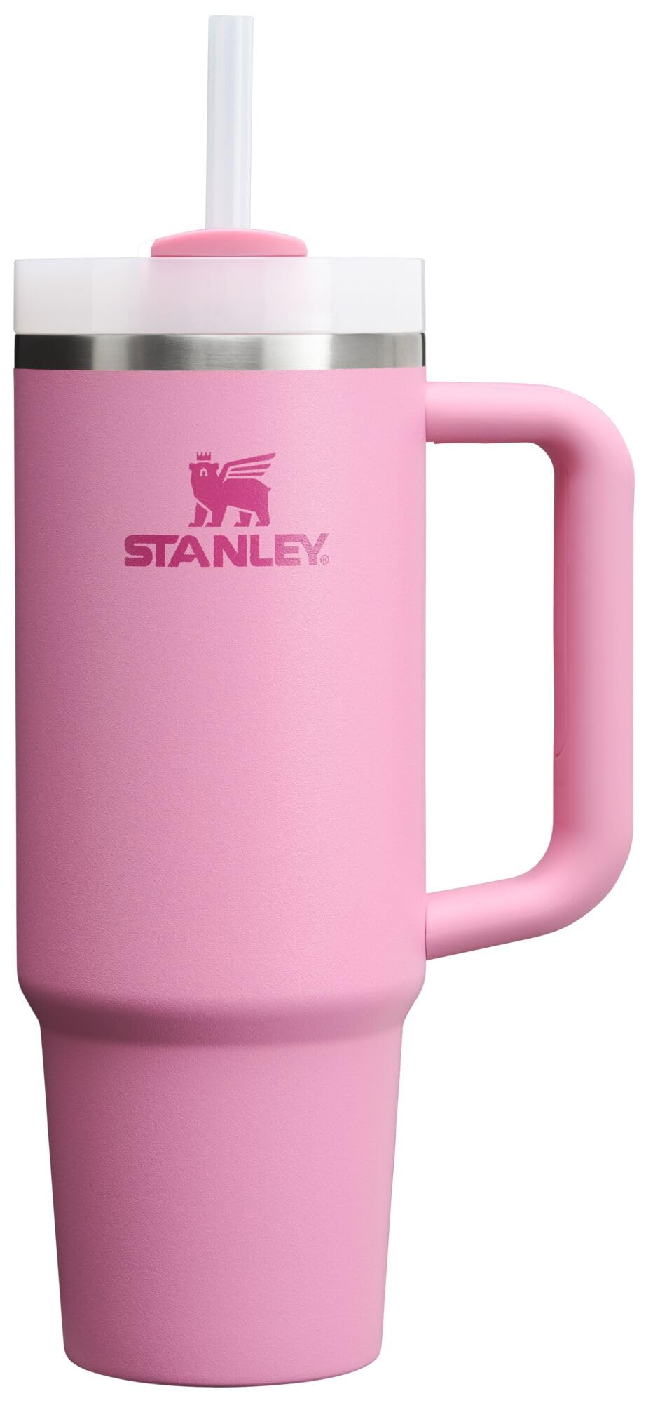 STANLEY Quencher H2.0 Tumbler with Handle and Straw 14 oz | Flowstate 3-Position Lid | Cup Holder Compatible for Travel | Insulated Stainless Steel Cup | BPA-Free | Azure