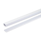 Randall Manufacturing 1/4" Plastic Sliding Door Track (White, 4 FT Long)